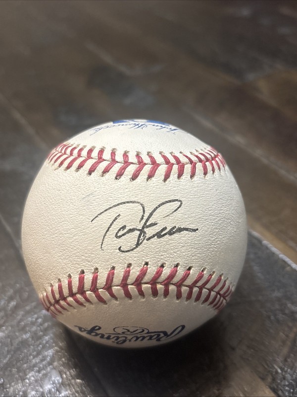 Terry Francona Signed Auto Autographed MLB Baseball Sweet Spot John Hancock