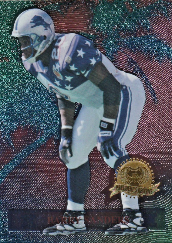 1996 Collector’s Edge Tanned Rested And Ready – Barry Sanders Gold #15 # /150