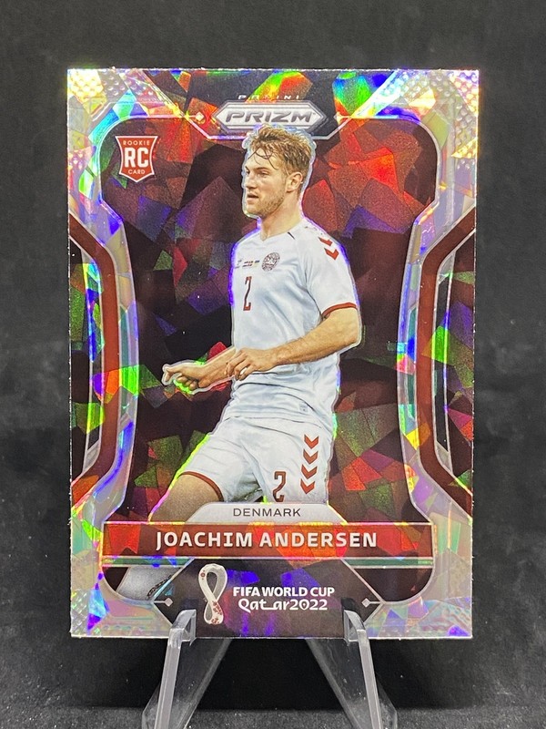 Joachim Andersen RC 2022 Prizm FIFA World Cup Rookie Silver Ice Card #69