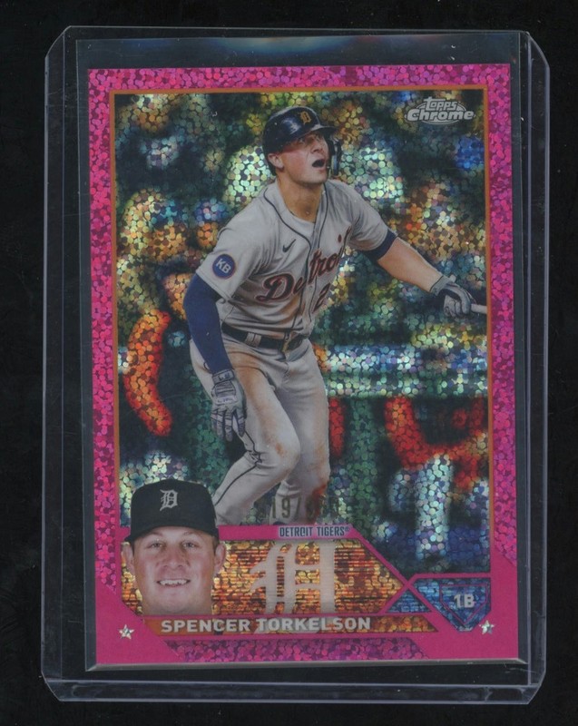 2023 Topps Chrome #7 Spencer Torkelson Magenta Speckle 019/350