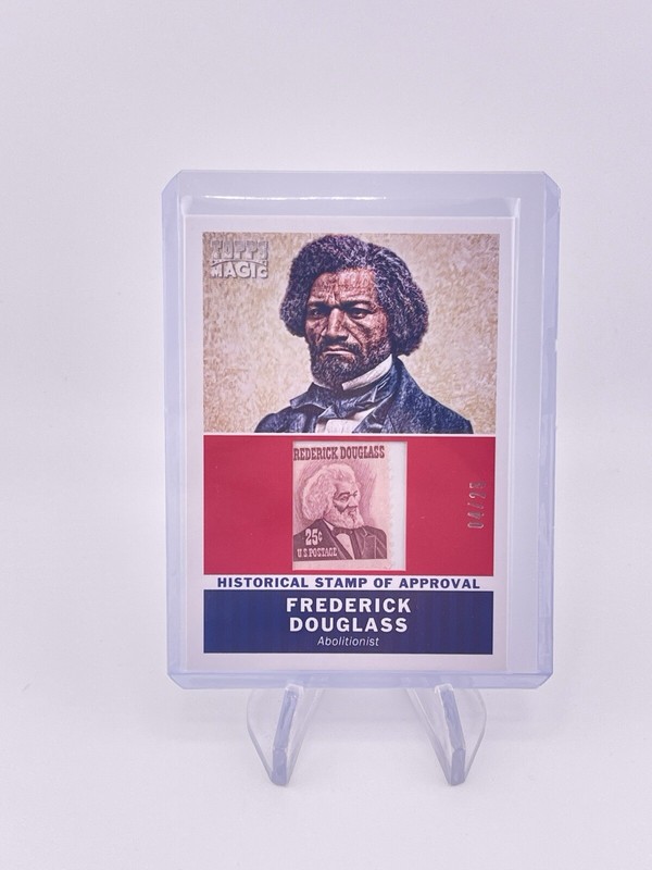 Frederick Douglass 2010 Topps Magic Historical Stamp Of Approval /25