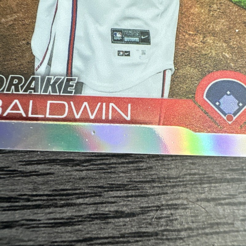 2025 Topps Chrome Drake Baldwin RC Image Variation Refractor Rookie ROTY BRAVES gallery