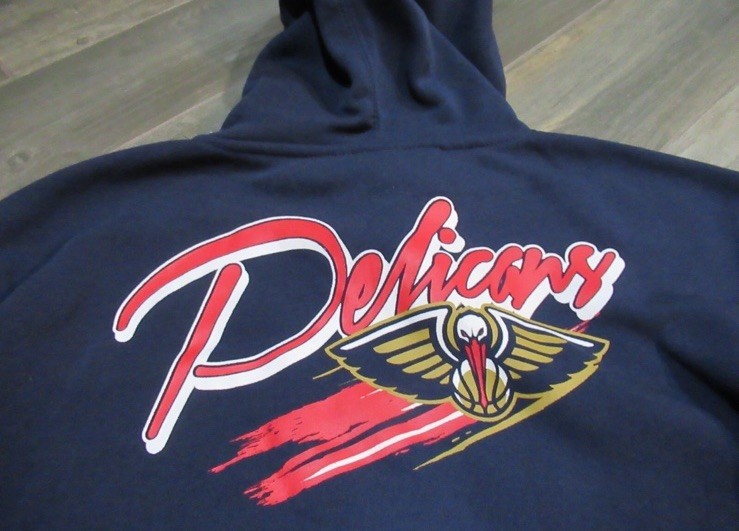 ULTRA GAME Men’s Fast Break New Orleans Pelicans PO Hoodie Sz. XL NEW VHM1271F gallery