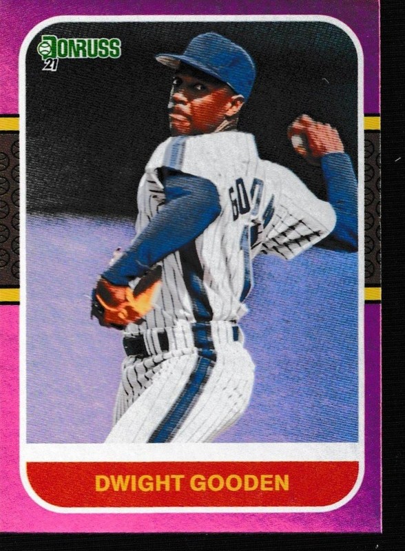 2021 Donruss #226 Dwight Gooden Holo Pink