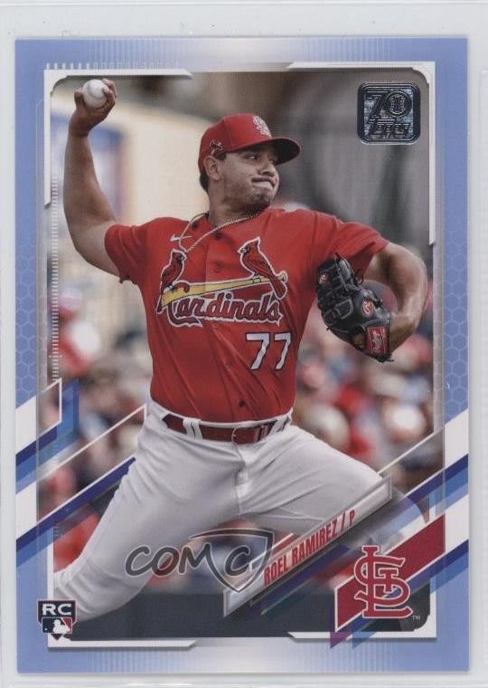 2021 Topps Update Father’s Day Powder Blue 36/50 Roel Ramirez Rookie RC lh0
