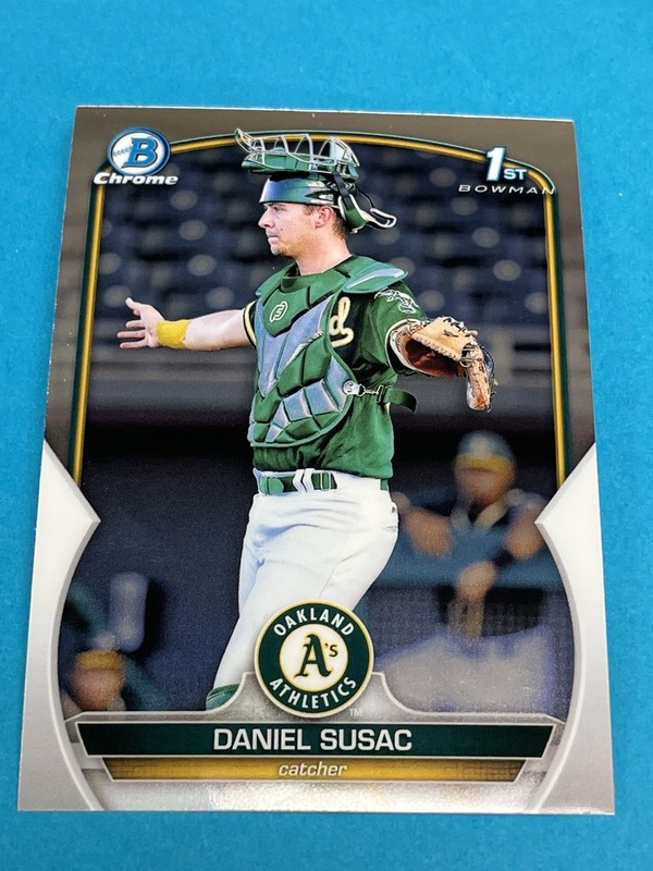 2023 Bowman DANIEL SUSAC 1st Chrome Prospects #BCP-5 Athletics / Giants Qty Avai