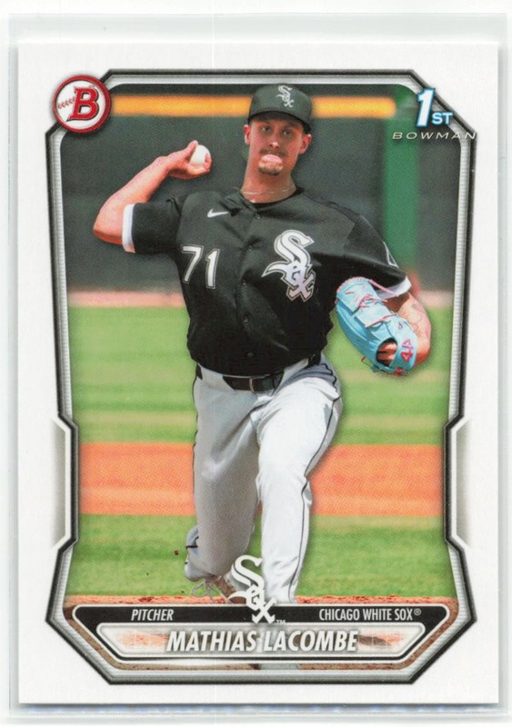 2026 Bowman Prospects Mathias Lacombe #BP-119 Chicago White Sox