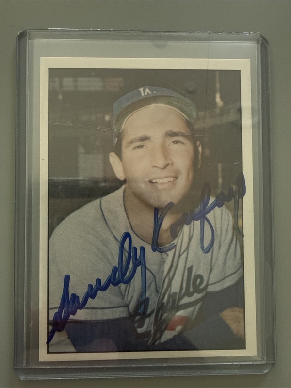 1978 TCMA the 1960’s I Sandy Koufax #1978 -0130 Green Back