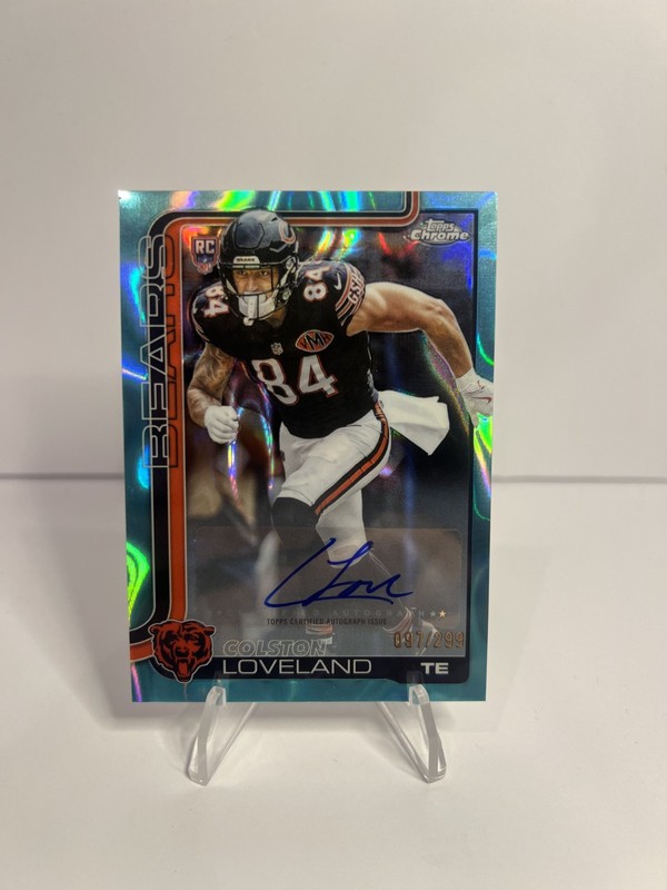 2026 TOPPS CHROME COLSTON LOVELAND TEAL AUTO /299 CHASER PACK