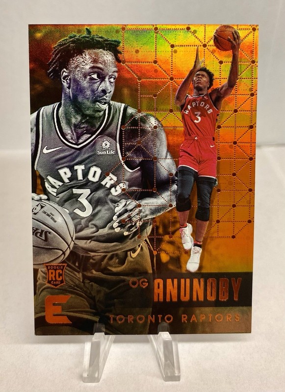 2017-18 Panini Essentials OG ANUNOBY #31 Holofoil Rookie RC Raptors Knicks
