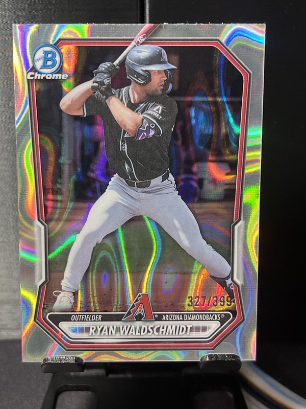 2026 Bowman Ryan Waldschmidt Chrome Prospects Lava Refractor #/399 Diamondbacks