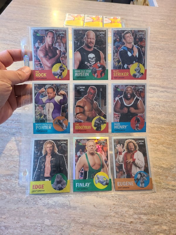 2007 WWE Topps Heritage Chrome and Turkey Red Singles Build Your Set gallery