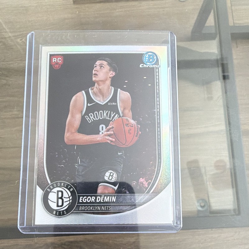 Egor Demin Topps 2025-26 Bowman Chrome Bowman Briefing RC #BRR-8 Nets
