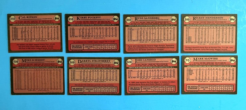 Topps Most Valuable Set of 28 Baseball Cards 1966-1993 gallery