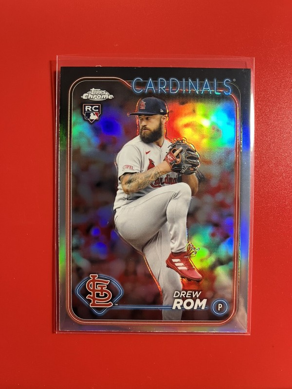 2024 Topps Chrome #195 Drew Rom RC Rookie Refractor