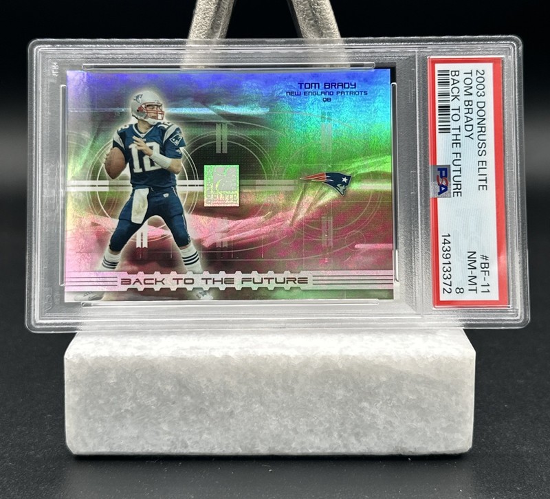 Tom Brady 2003 Donruss Elite – Back to the Future /1000 New England Patriots NFL