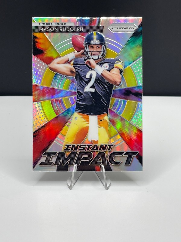 2018 Panini Prizm Mason Rudolph Instant Impact RC Silver Prizm #II-8 (jc)