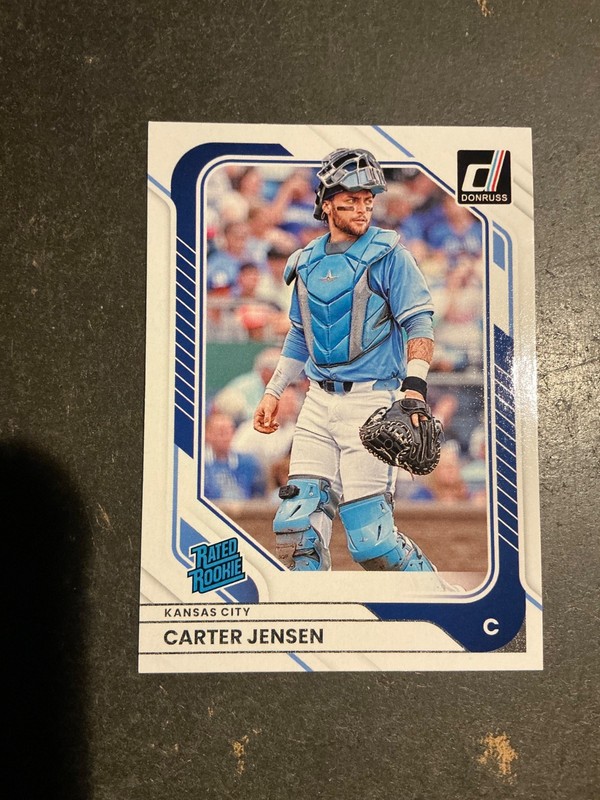 2026 Donruss Baseball Carter Jensen Rated Rookie Kansas City Royals