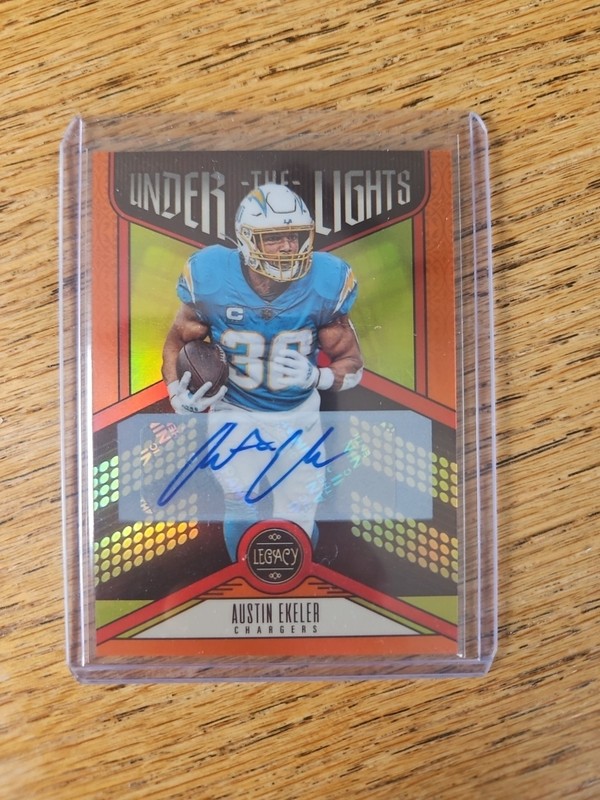 2023 Panini Legacy #UL-AEK Austin Ekeler Under the Lights Autographs #/149