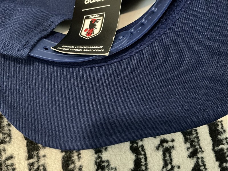 adidas Japan JFA National Football Team Soccer SnapBack Blue Hat gallery