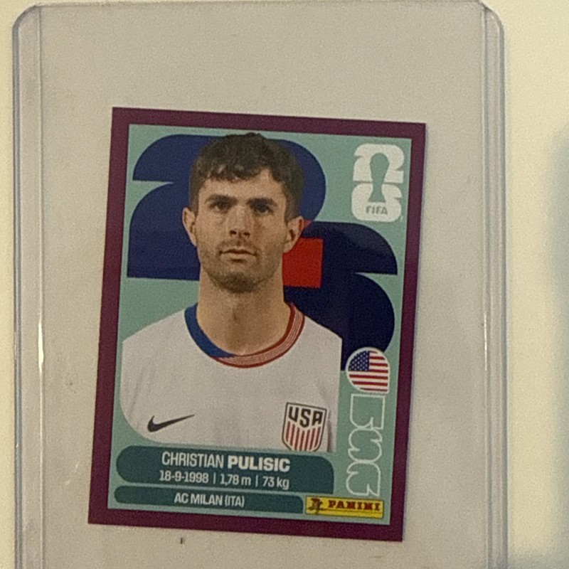 Christian PULISIC USA 16 PURPLE Parallel 2026 PANINI WORLD CUP USA Sticker