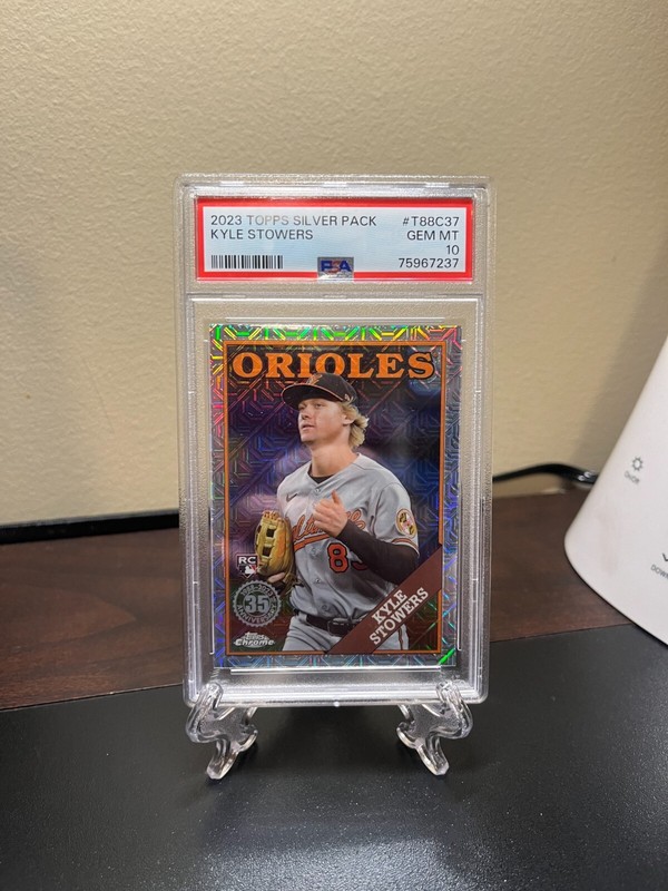 2023 Topps Series 1 1988 Topps Silver Pack T88C-37 Kyle Stowers 💎Gem Mint 10 💎