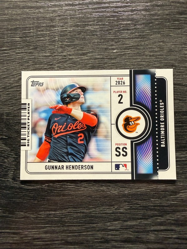 Big Ticket Player 2026 Topps-Complete Your Set-Anthony, Acuna, Burns