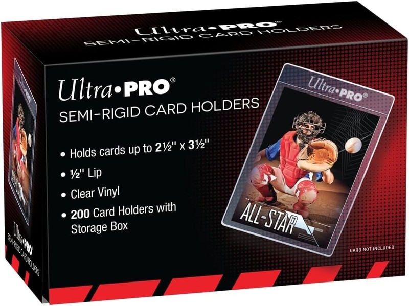 Ultra PRO Semi Rigid 1/2 inch Card Sleeves – 200 Count