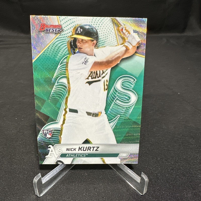 2025 Bowman’s Best Nick Kurtz Wave Refractor Rookie