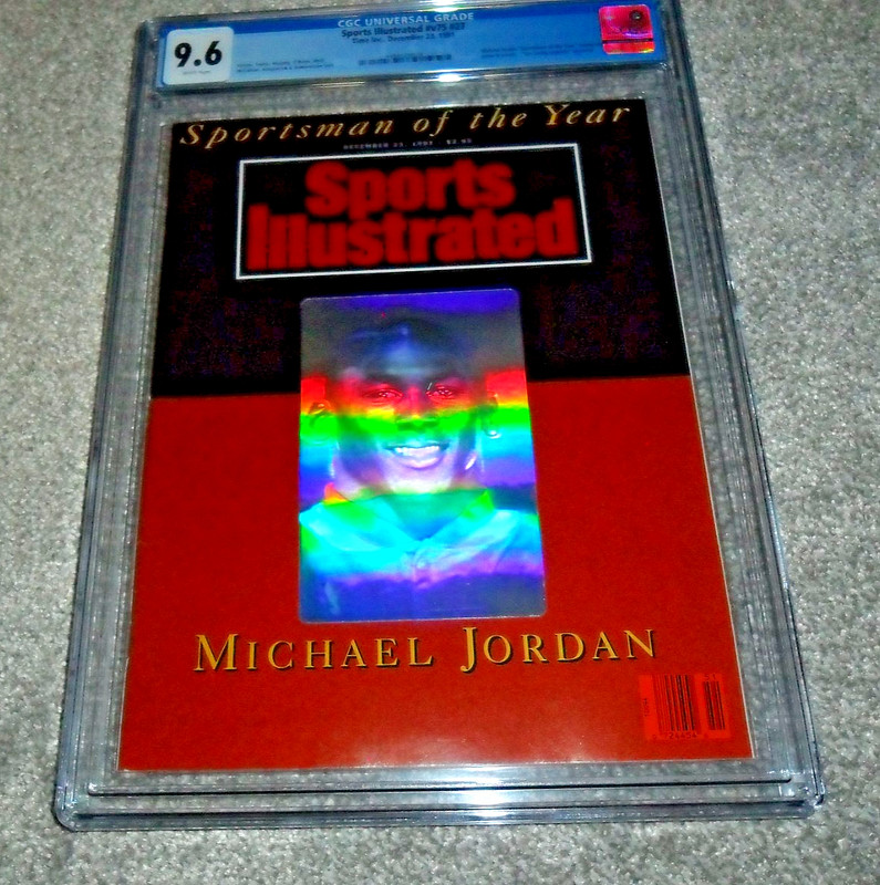 Sports Illustrated Sportsman of the Year Michael Jordan Dec 23, 1991 CGC 9.6 WP