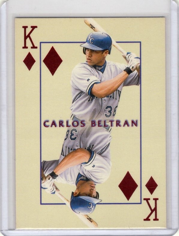 2000 Pacific Invincible #16 Carlos Beltran Kings of the Diamond 299 #/299