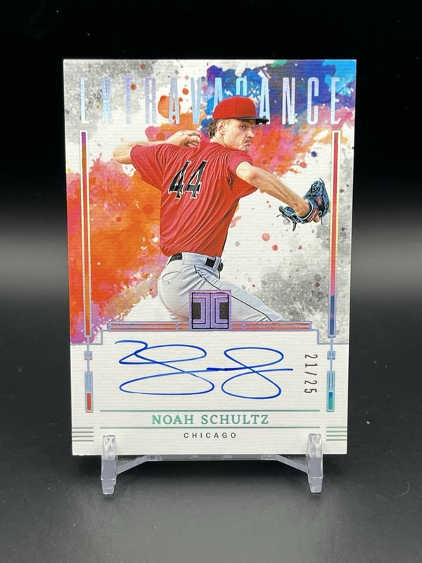 2025 Impeccable Extravagance Autographs Noah Schultz /25 Holo Silver #EA-NS