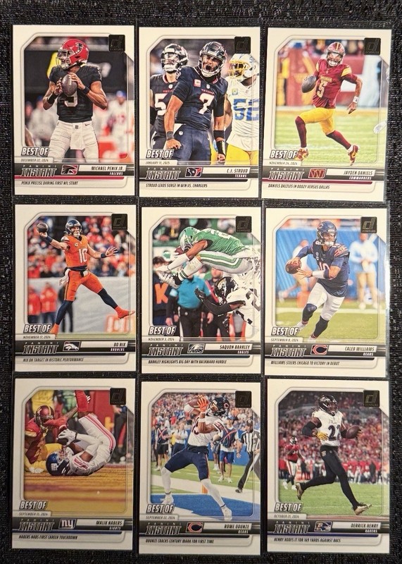2025 Panini Donruss Best of Instant Complete Your Set You Pick Football Card