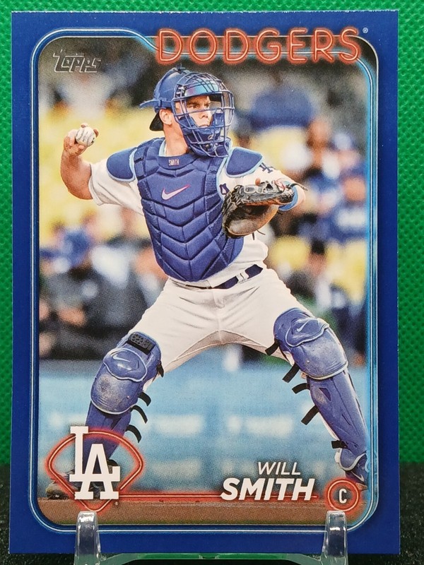 Will Smith Royal Blue 2024 Topps Series 2 #622 Los Angeles Dodgers Color Match