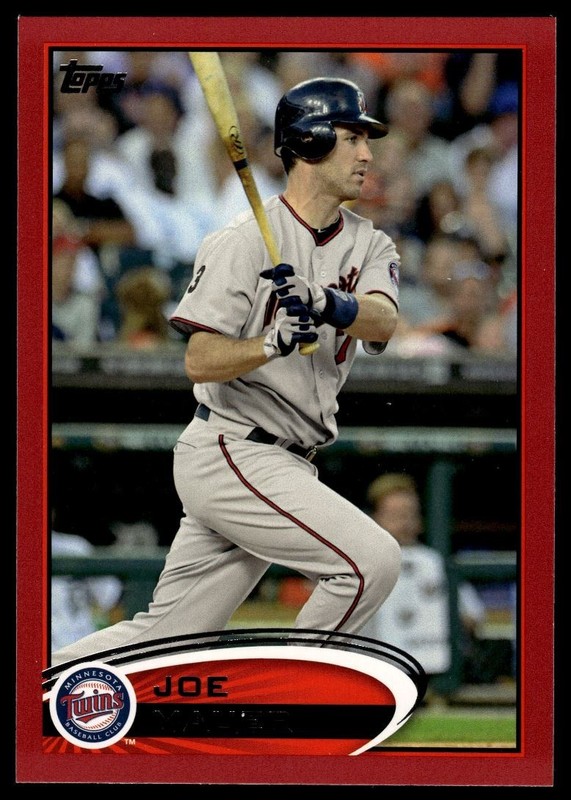 2012 Topps Red #535 Joe Mauer Minnesota Twins NM