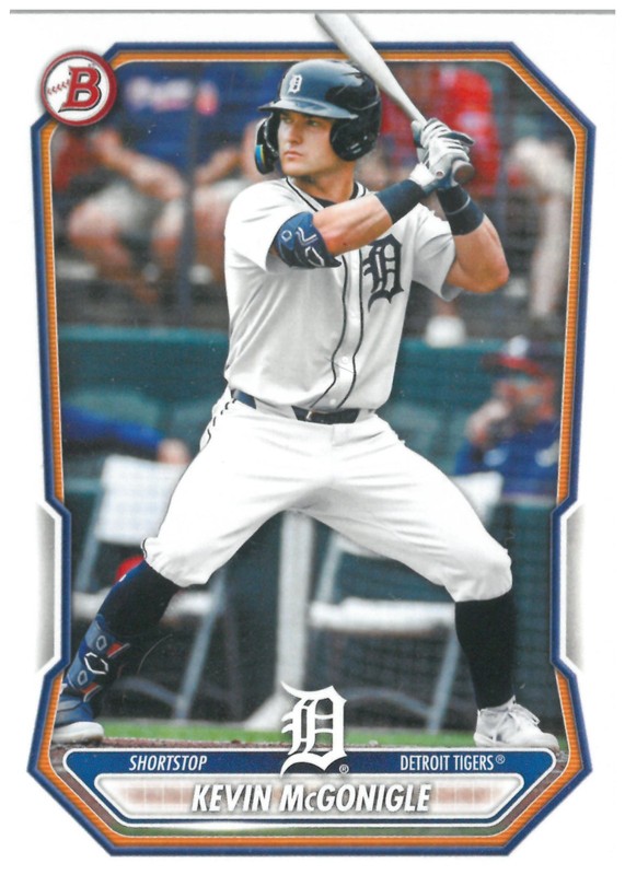 2026 Bowman Baseball Prospects BP-145 Kevin McGonigle, Detroit Tigers