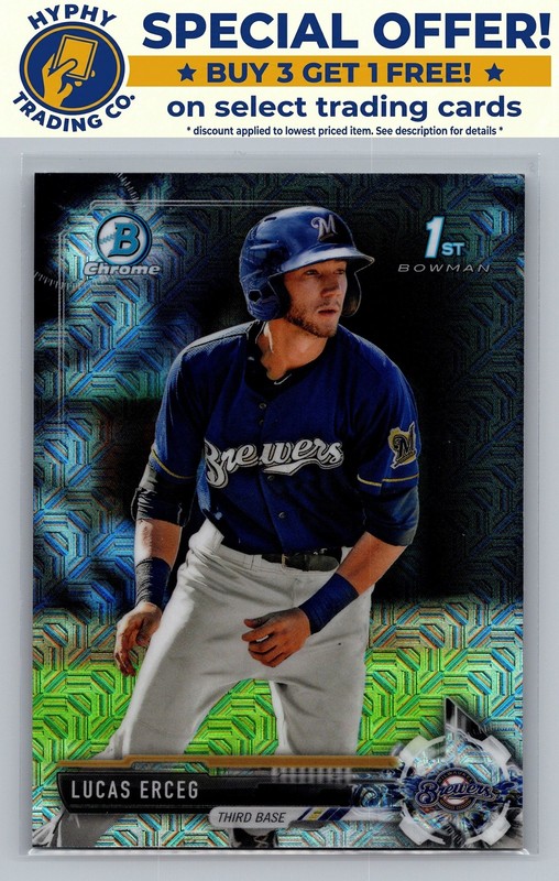 2017 Bowman Lucas Erceg Chrome Prospects Mojo #BCP7
