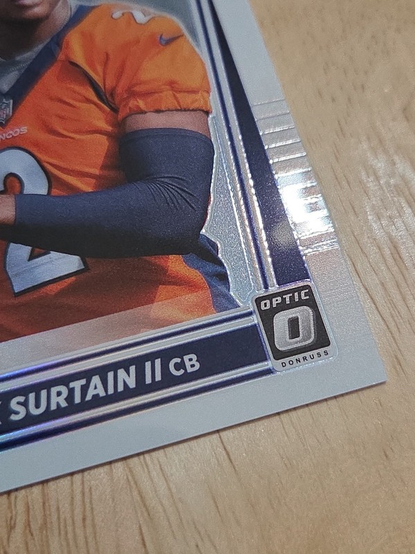2021 Donruss Optic PATRICK SURTAIN II Holo Variation #244 Rated Rookie Denver SP gallery