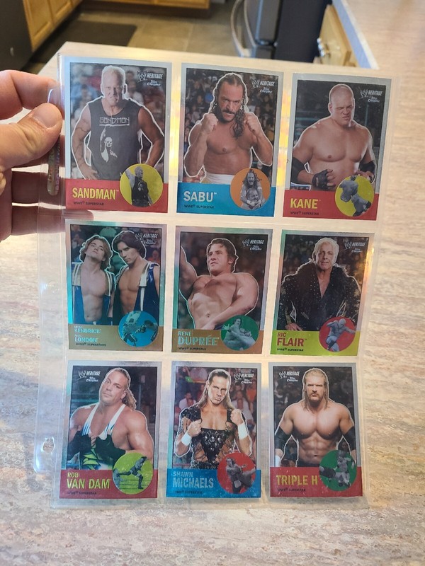 2007 WWE Topps Heritage Chrome and Turkey Red Singles Build Your Set gallery