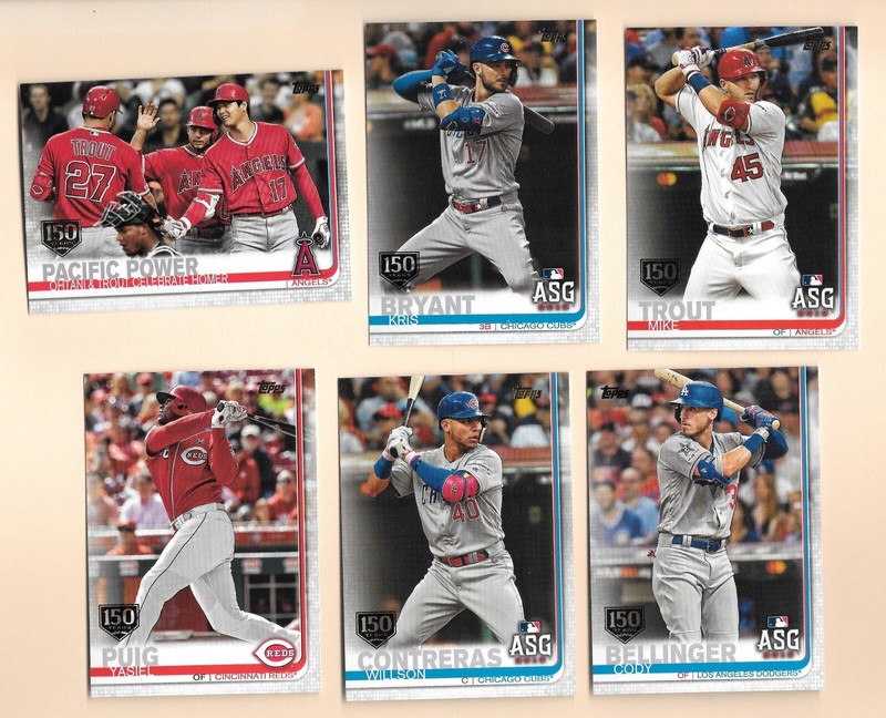 2019 Topps Update Series 150th ANNIVERSARY STAMP YOU Pick Your Player #US1-U300