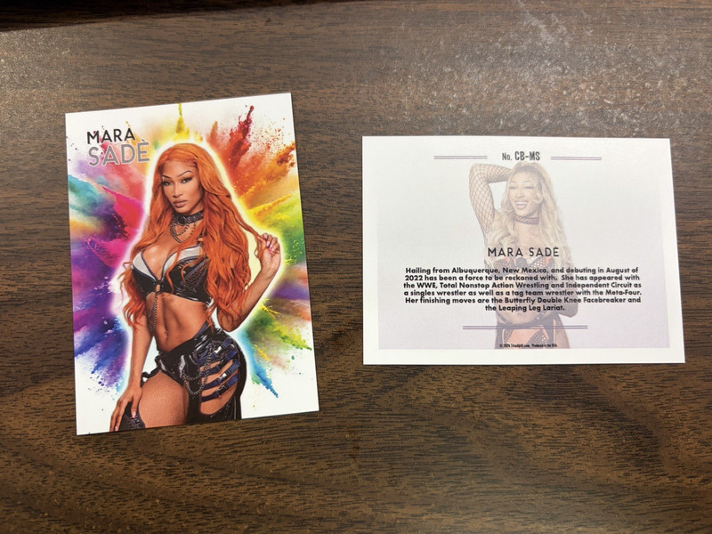 B221 Mara Sade Custom Trading Card TNA WWE Jakara Jackson