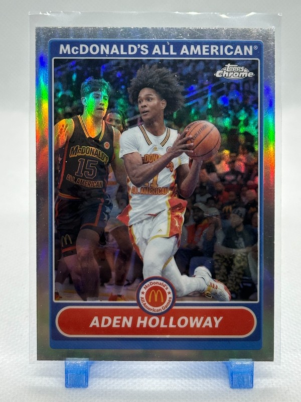 Aden Holloway 2023 Topps Chrome McDonald’s All American 2007 Variation #2K7-15