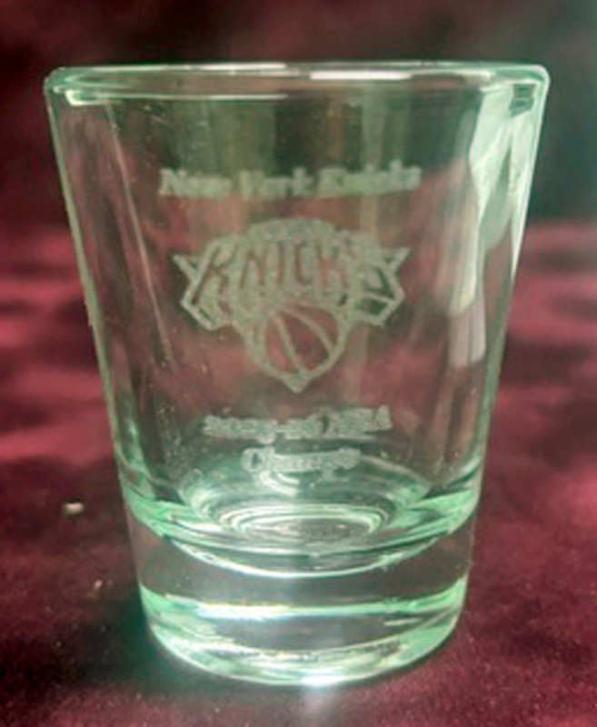 New York Knicks 2025 – 2026 2 oz heavy duty shot glass – opt quantity