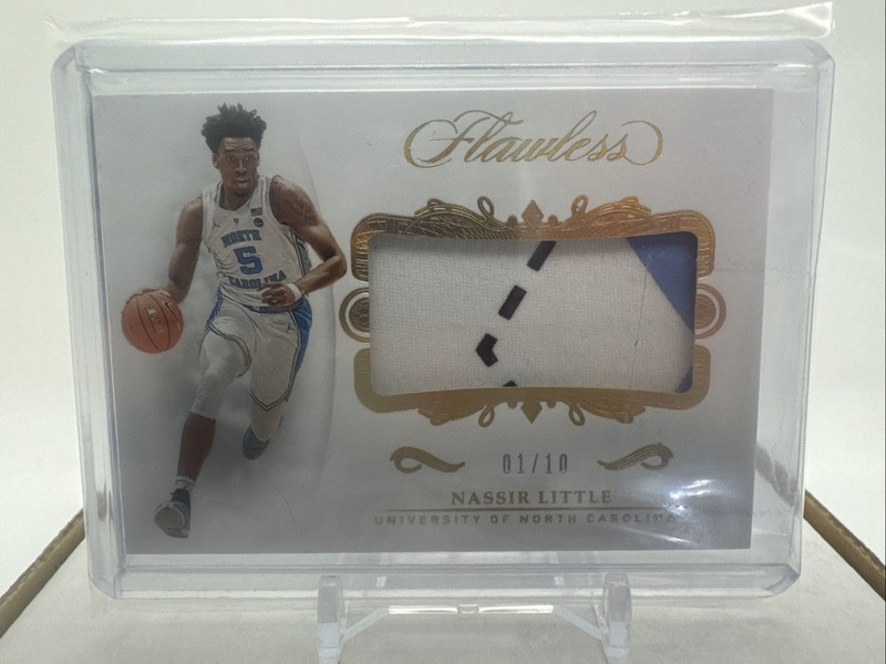 Nassir Little 2019-20 Panini Flawless #12 Rookie Patch #ed 1/10 SSP – Blazers