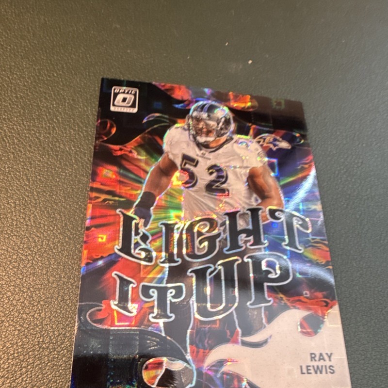 Ray Lewis Panini Donruss Optic Black Pandora Prizm Light It Up #17 Ravens 2025 … gallery