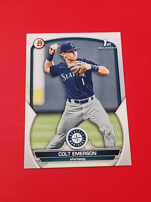 2023 Bowman Draft Paper Base BD-42 Colt Emerson – Seattle Mariners