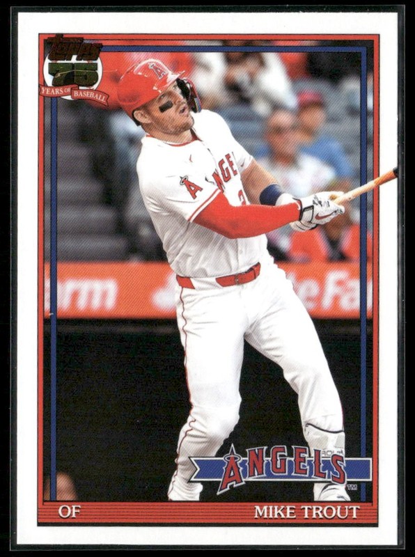 2026 Topps #T91-1 Mike Trout 1991 Topps 35th Ann. (Series 1)