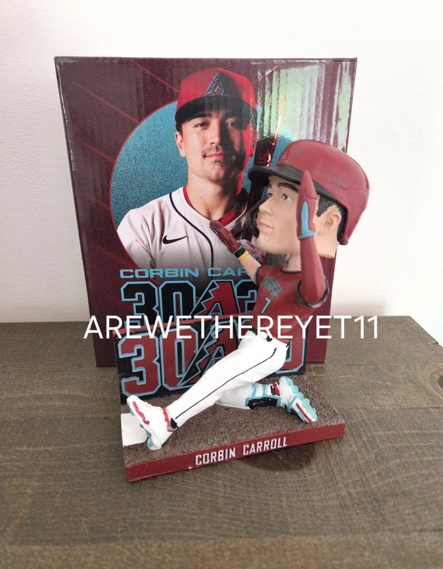 Arizona Diamondbacks Corbin Carroll 30/30 SLIDING Bobblehead- SGA 6/6/2026 🐍⚾️