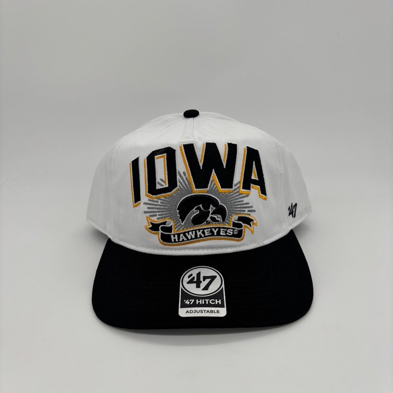 ’47 Brand Hitch Iowa Hawkeyes NCAA Prime Play Snapback Hat Cap Adjustable