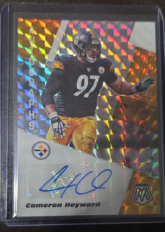 2020 Panini Mosaic – Autographs Mosaic Cameron Heyward #AM28 (AU)